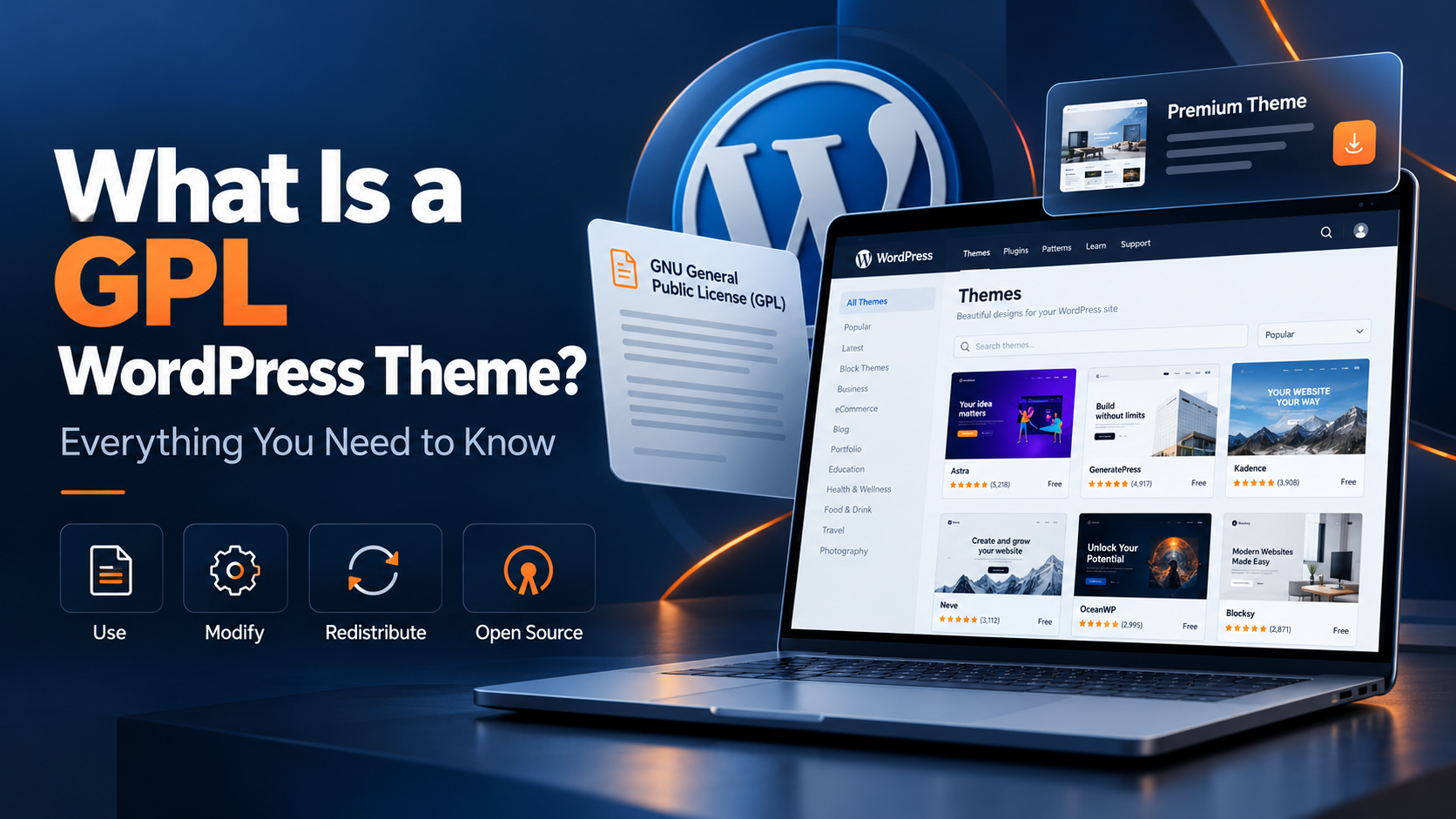Choose a WordPress theme by project outcome