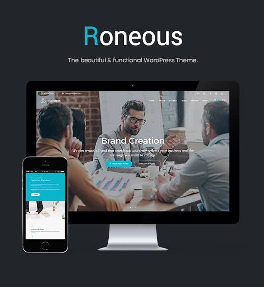 Roneous – Creative Multi-Purpose WordPress Theme