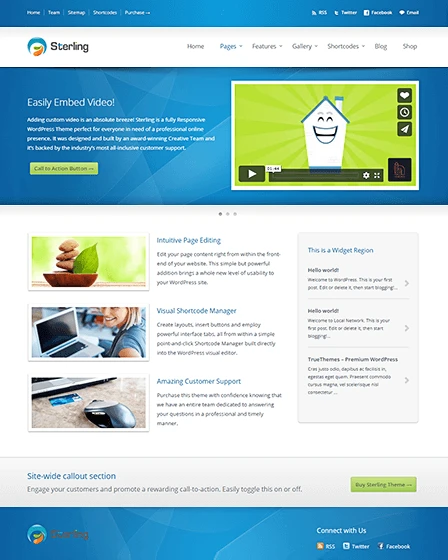 Sterling – Responsive WordPress Theme