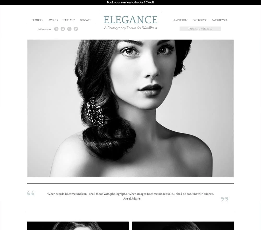 StudioPress Elegance Pro Genesis WordPress Theme