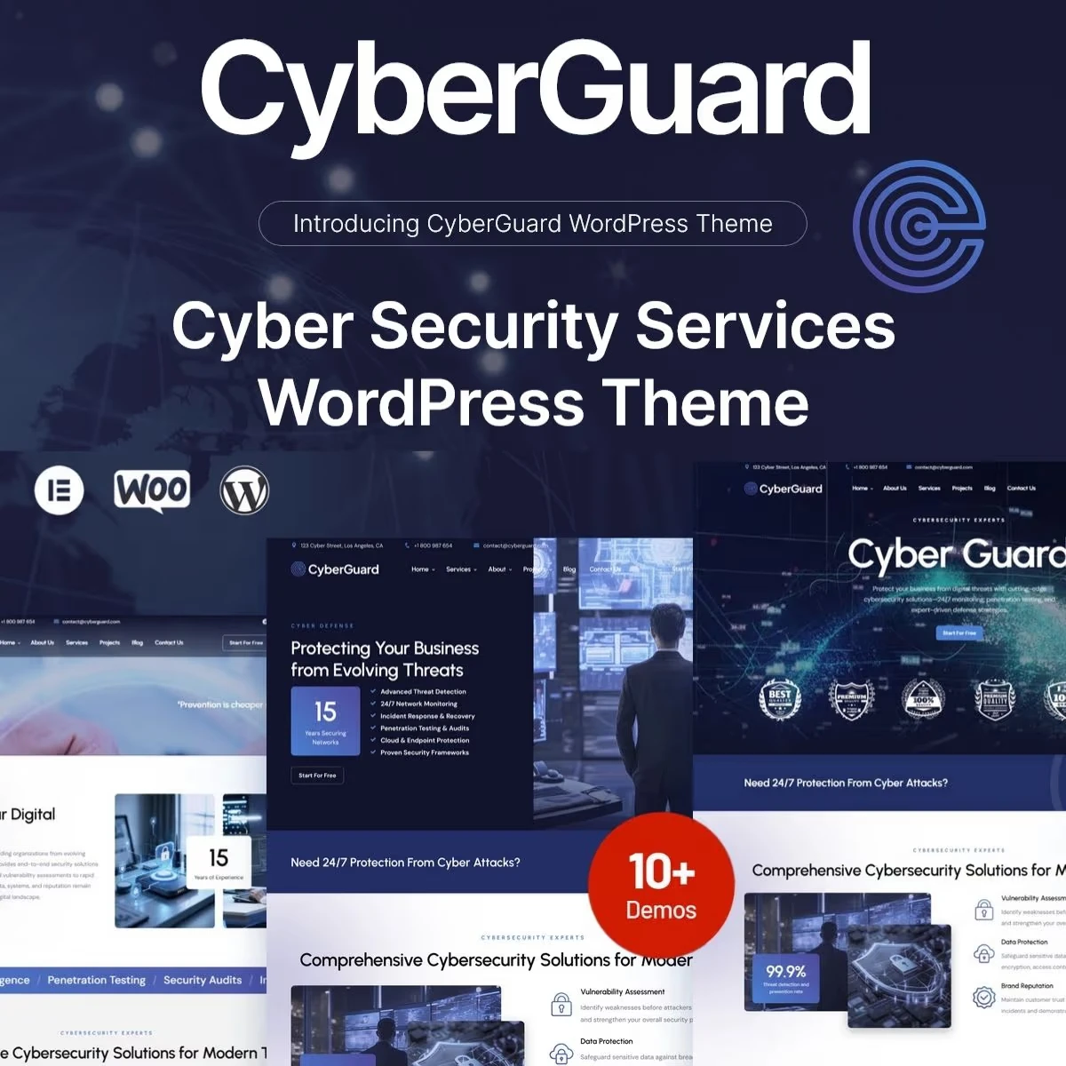 CyberGuard – Cyber Security Services WordPress Theme