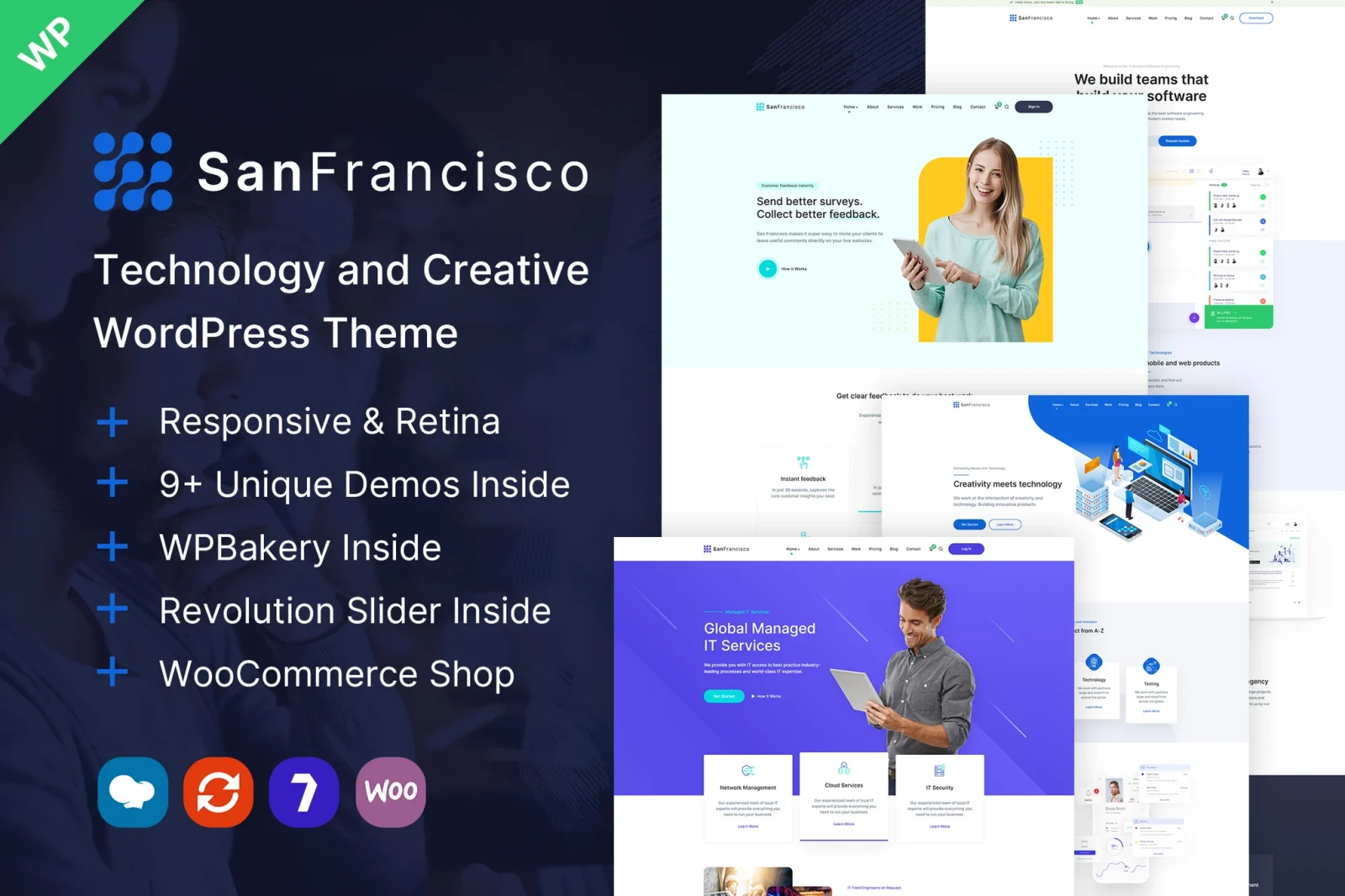 San Francisco – IT Technology and Creative WordPress Theme
