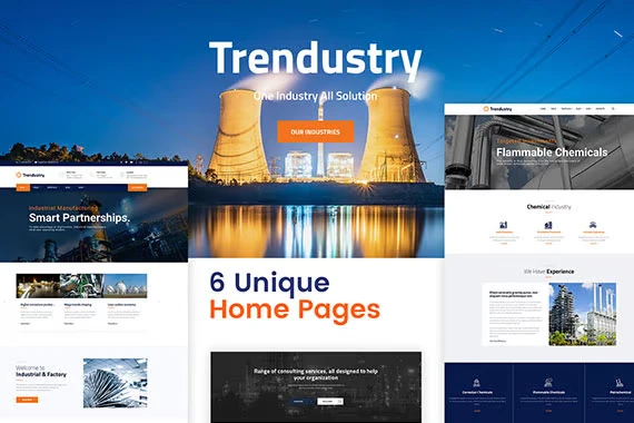 Trendustry – Industrial & Manufacturing WordPress Theme