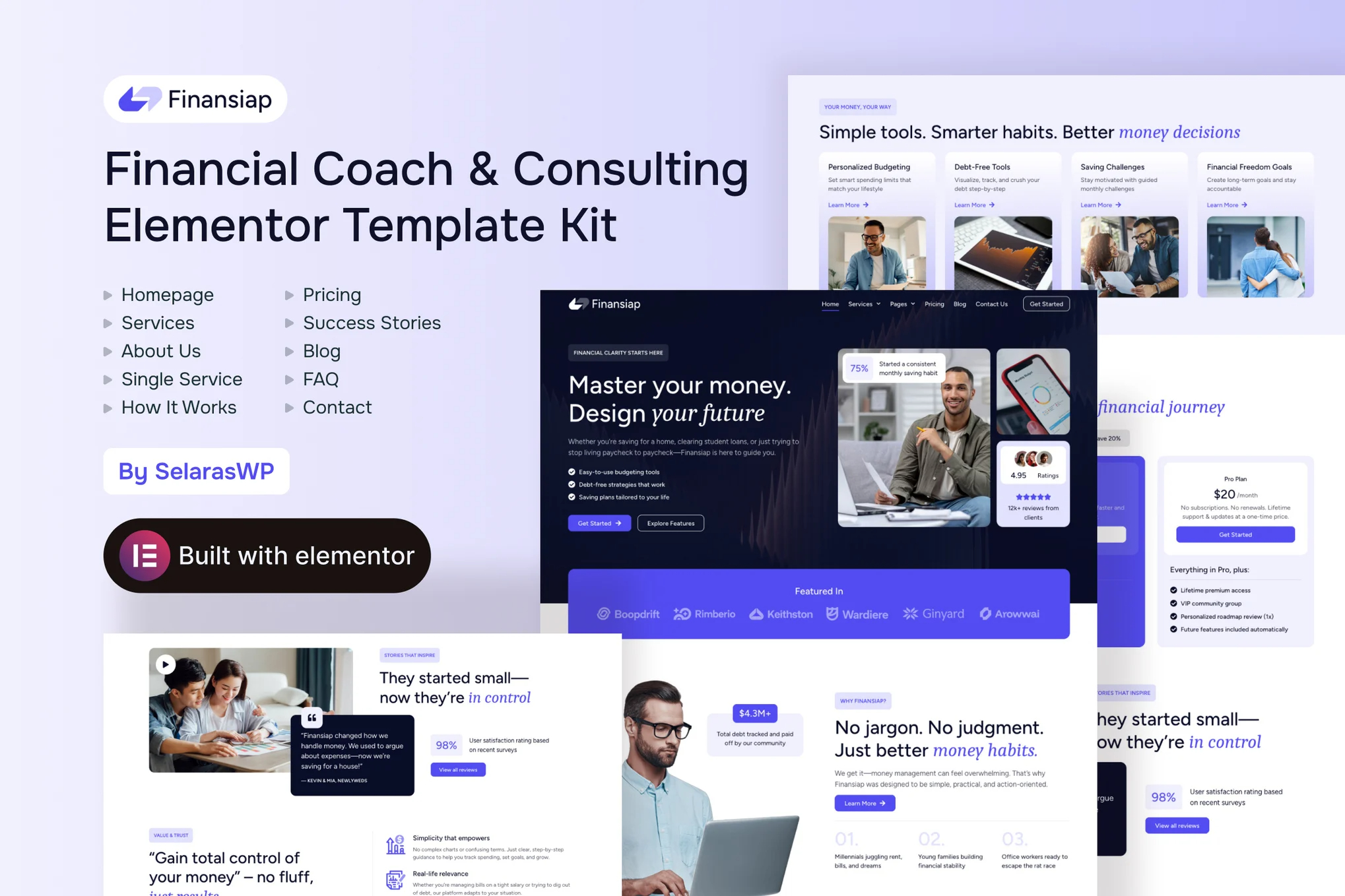 FinanSiap Elementor Template Kit