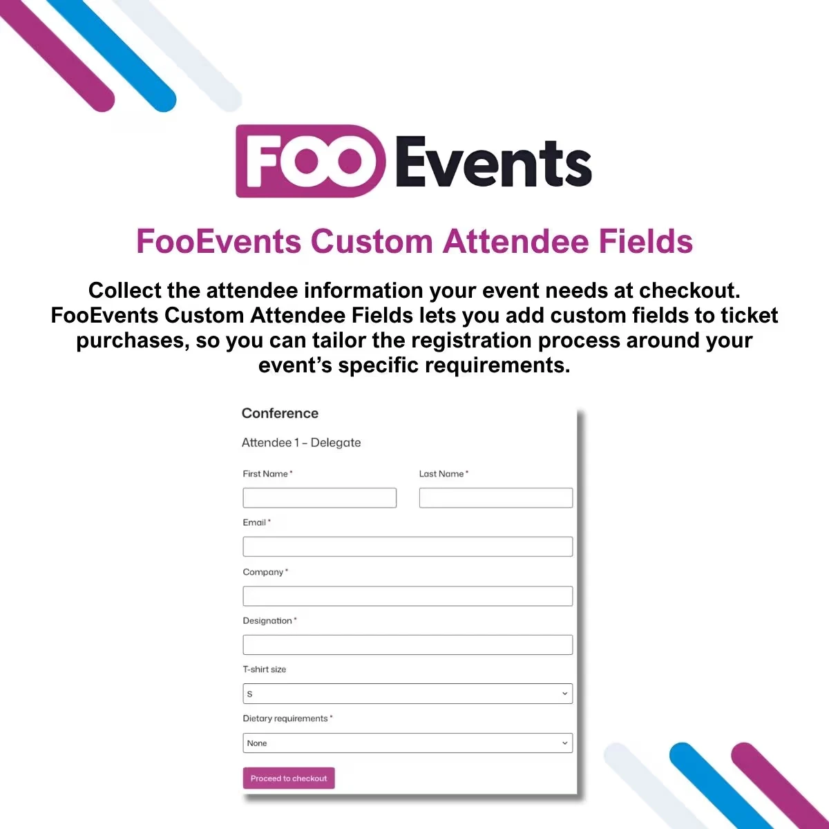 FooEvents Custom Attendee Fields