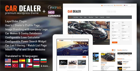 Car Dealer – Car Dealership Automotive WordPress Theme – Responsive