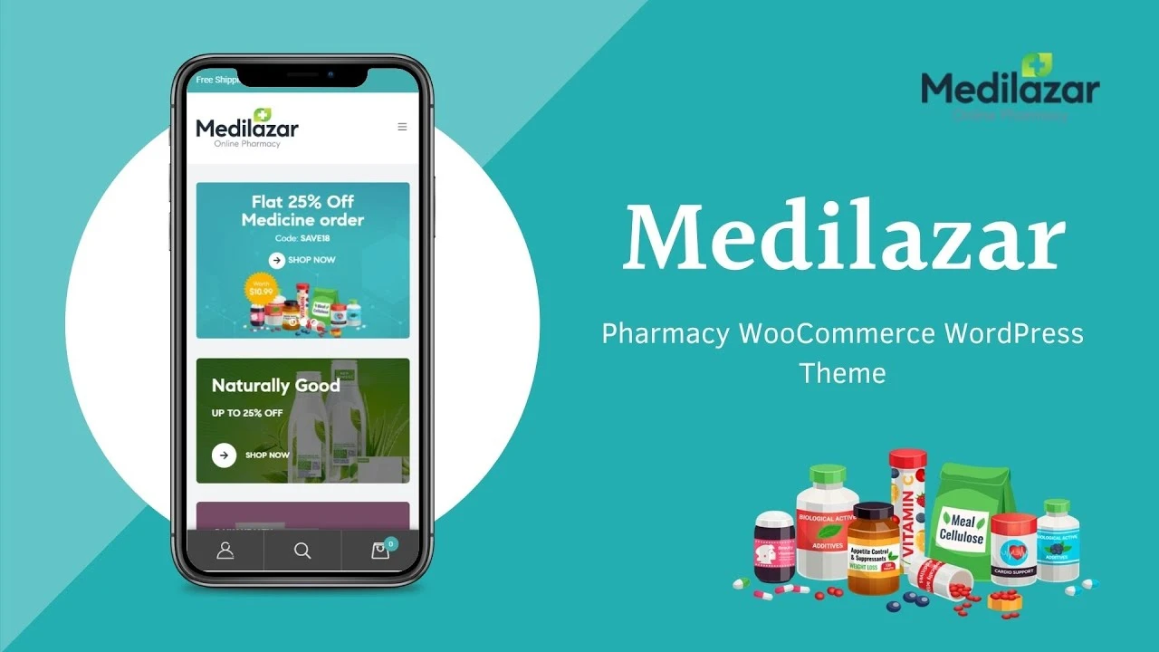 Medilazar – Pharmacy Medical WooCommerce WordPress Theme