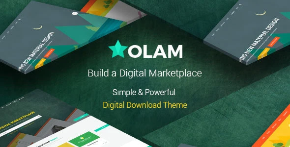 Olam – WordPress Easy Digital Downloads Theme, Digital Marketplace, Bookings