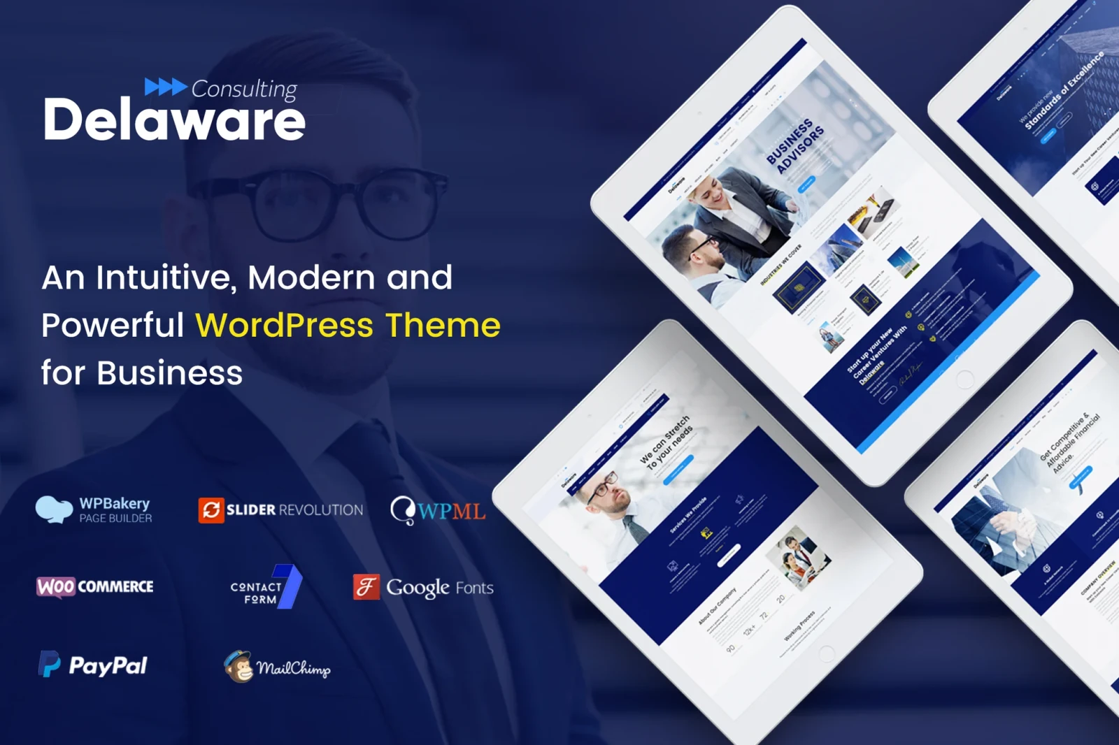Delaware – Consulting and Finance WordPress Theme