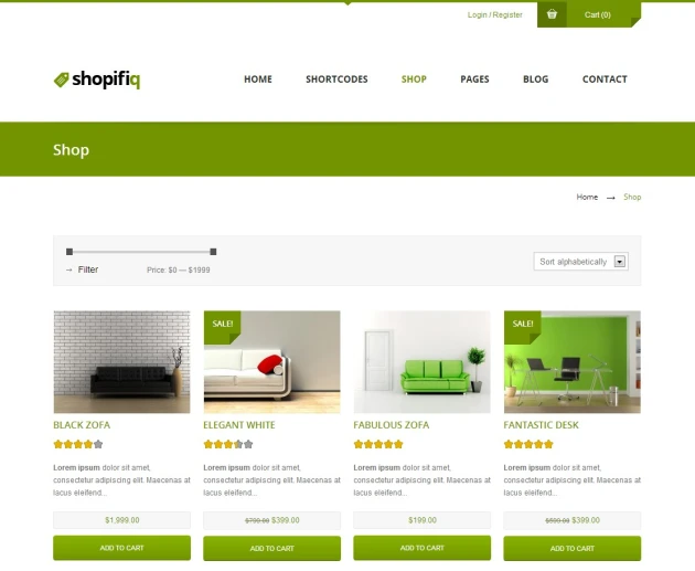 Shopifiq – Responsive WordPress WooCommerce Theme