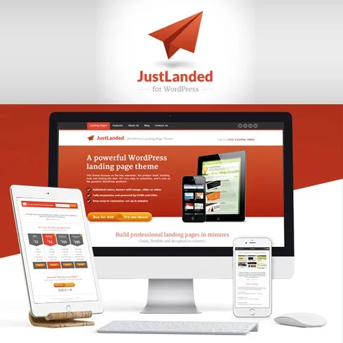 JustLanded – WordPress Landing Page