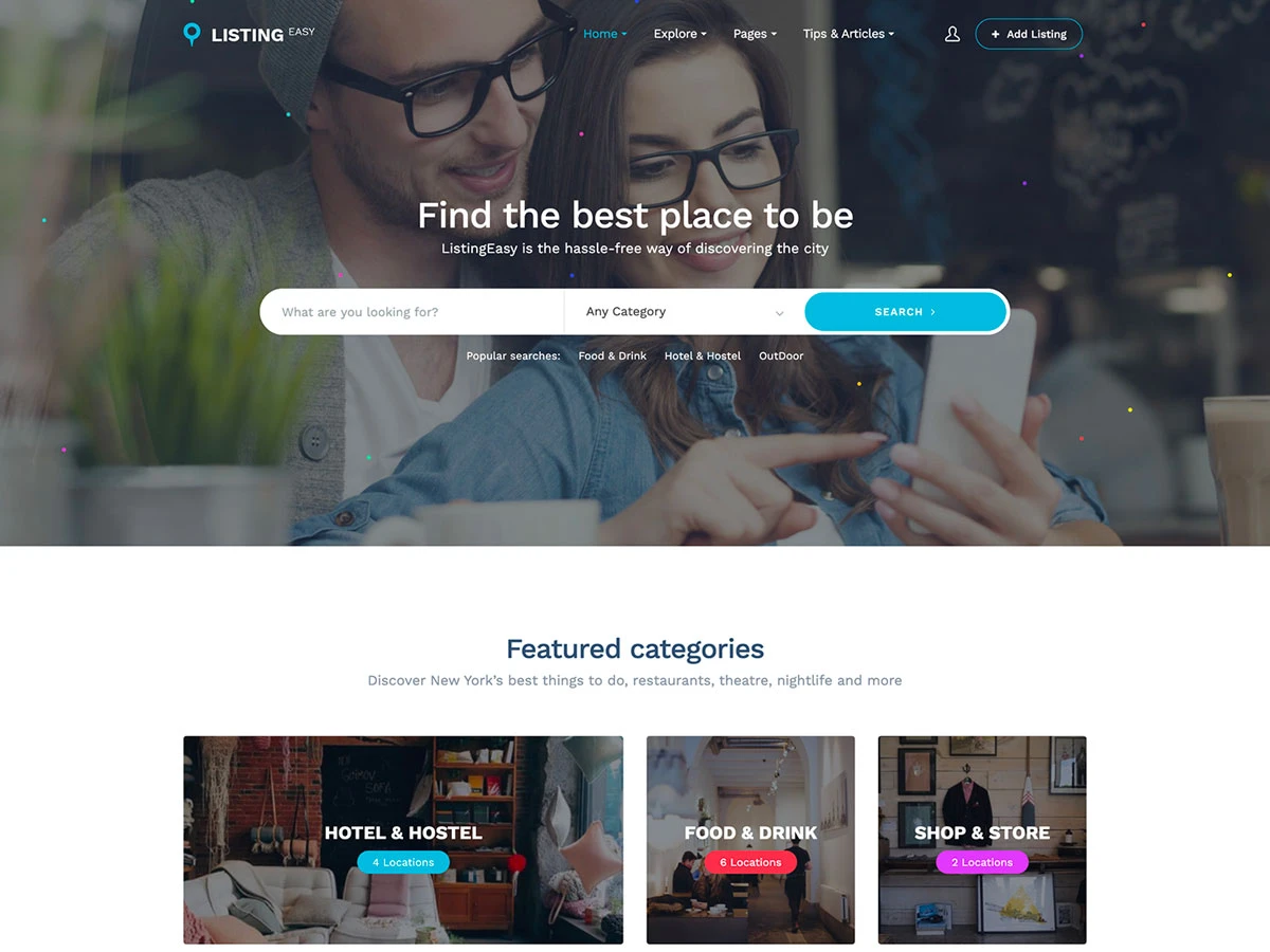 ListingEasy Directory WordPress Theme