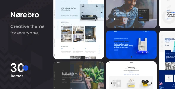 Norebro – Creative Portfolio Theme for Multipurpose Usage