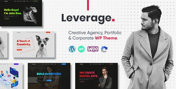 Leverage – Creative Agency & Portfolio WordPress Theme