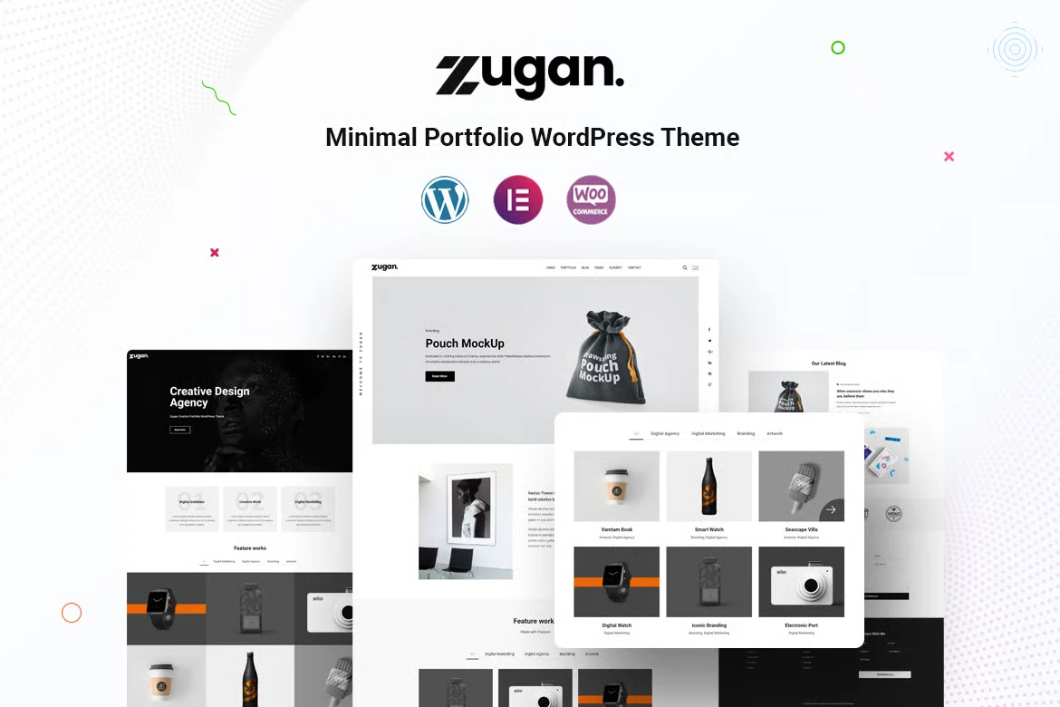 Zugan – Minimal Portfolio WordPress Theme