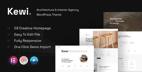 Kewi – Architecture & Interior Agency WordPress Theme