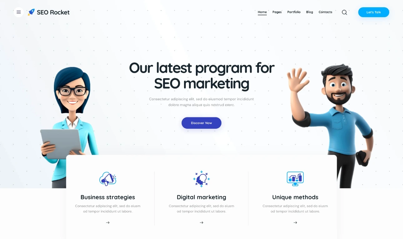 Seo Rocket | Advertising & Marketing WordPress Theme