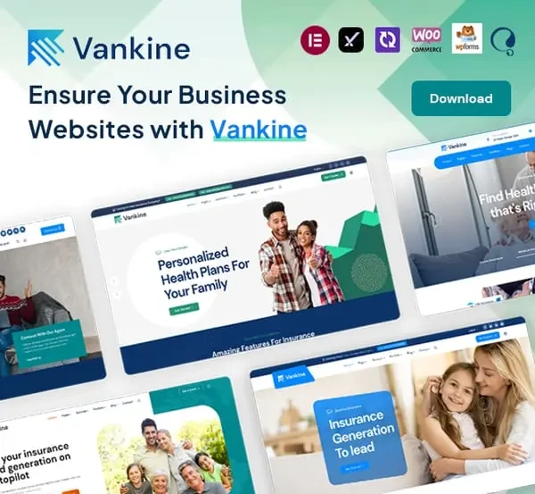 Vankine – Insurance & Consulting Business WordPress Theme