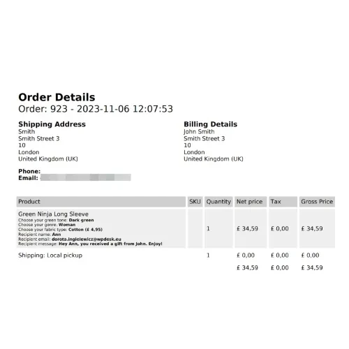 Print Orders and Address Labels WooCommerce