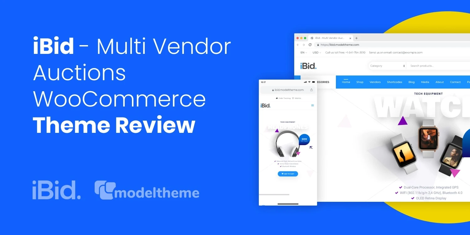iBid – Multi Vendor Auctions WooCommerce Theme