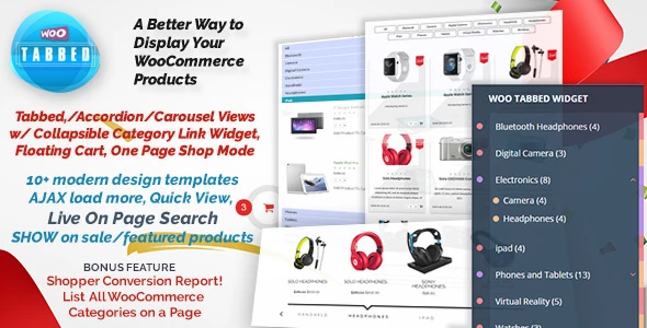 WooCommerce Tabbed Category Product Listing – Pro