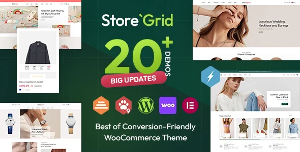 StoreGrid – Fashion & Multipurpose WooCommerce Theme