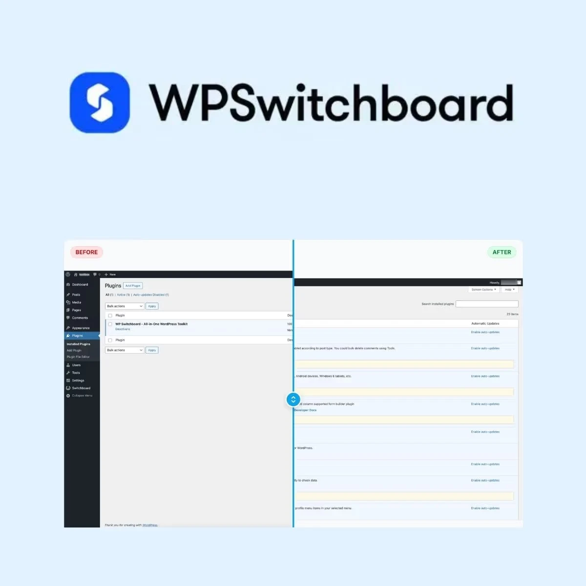 WP Switchboard Pro