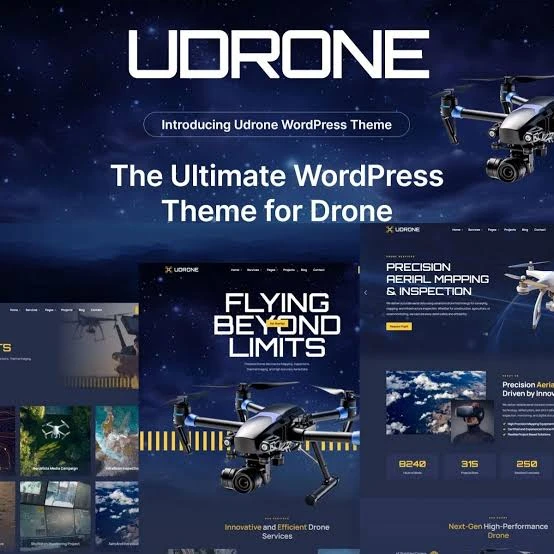 Udrone – Drone UAV Business & Aerial Videography WordPress Theme