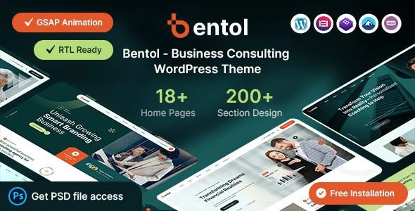 Bentol – Business Consulting WordPress Theme