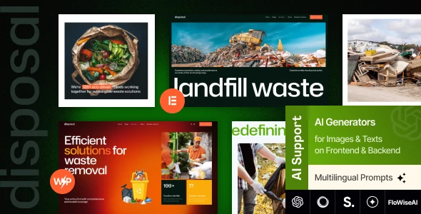 Disposal – Waste Removal & Recycling WordPress Theme
