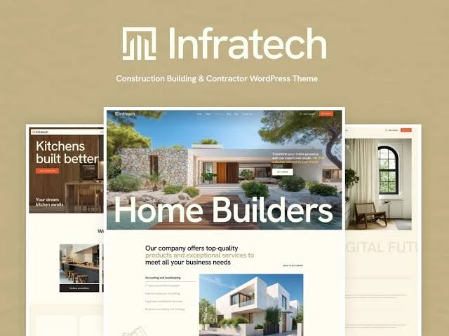 Infratech – Construction Building & Contractor WordPress Theme