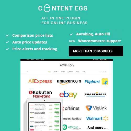 Content Egg – all in one plugin for Affiliate, Price Comparison, Deal sites