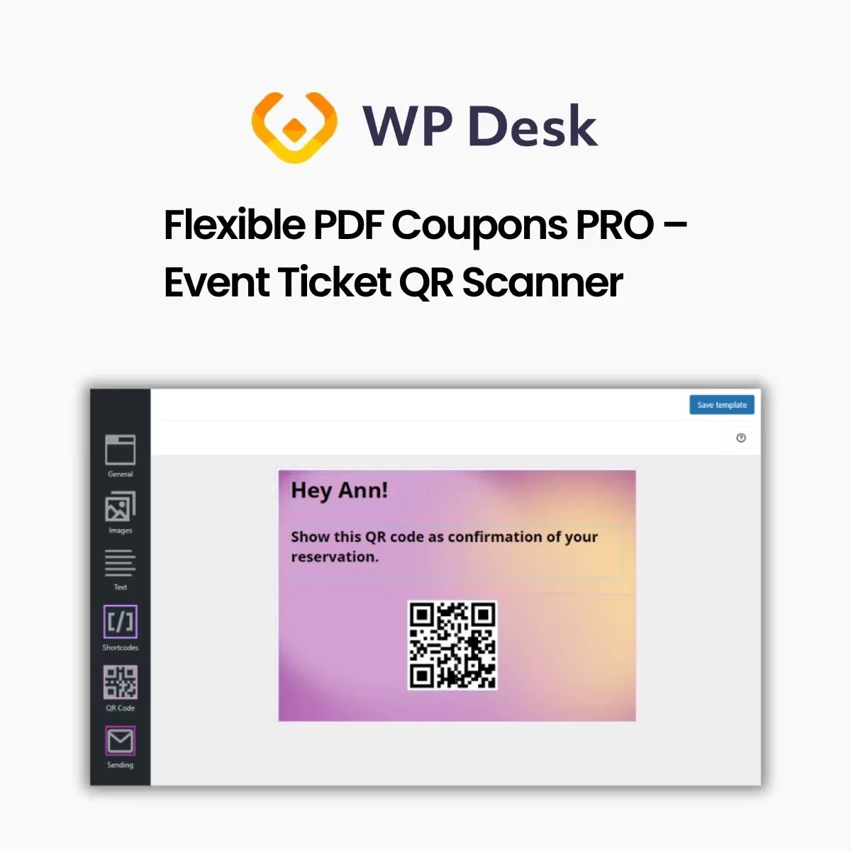 WPDesk – Flexible PDF Coupons PRO – Event Ticket QR Scanner