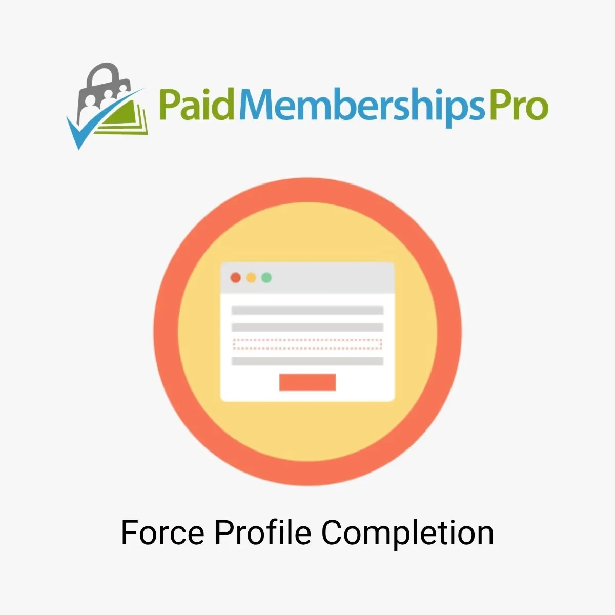 Paid Memberships Pro Force Profile Completion