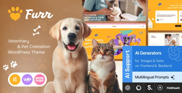 Furr – Veterinary & Pet Shop WordPress Theme