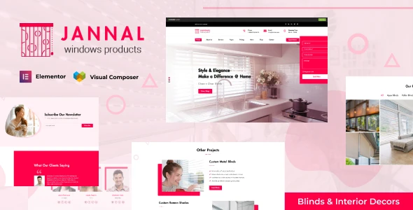 Jannal – Curtains & Doors WordPress Theme