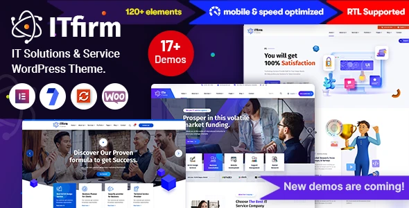 ITfirm – IT Solutions and Services Company WordPress Theme