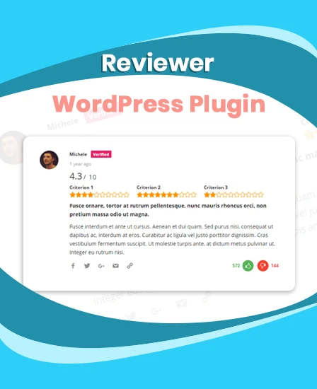 Reviewer WordPress Plugin