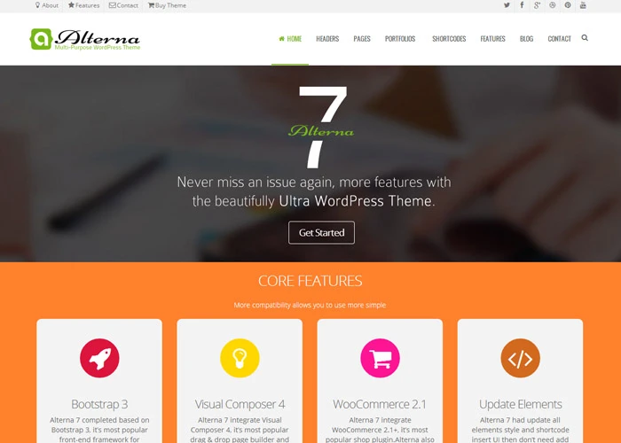 Alterna – Ultra Multi-Purpose WordPress Theme