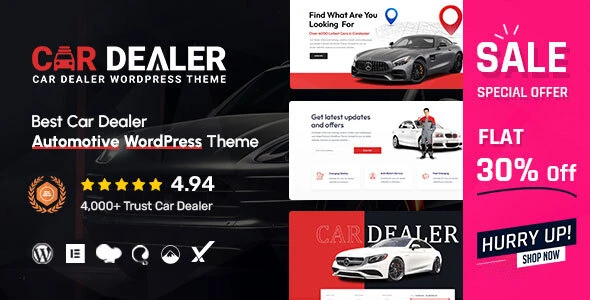 Car Dealer Automotive WordPress Theme – Responsive