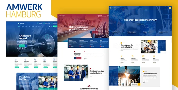 Amwerk – Industry & Corporate Business WordPress Theme