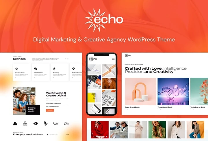 Echo – Digital Marketing & Creative Agency WordPress Theme