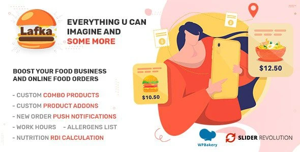 Lafka – Multi Store Burger – Pizza & Food Delivery WooCommerce Theme