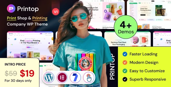 Printop – Print Shop & Printing Company WordPress Theme