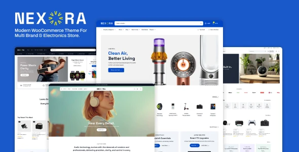 Nexora Shop – Multibrand Electronics Store WooCommerce Theme