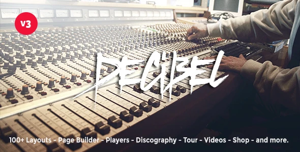 Decibel – Professional Music WordPress Theme