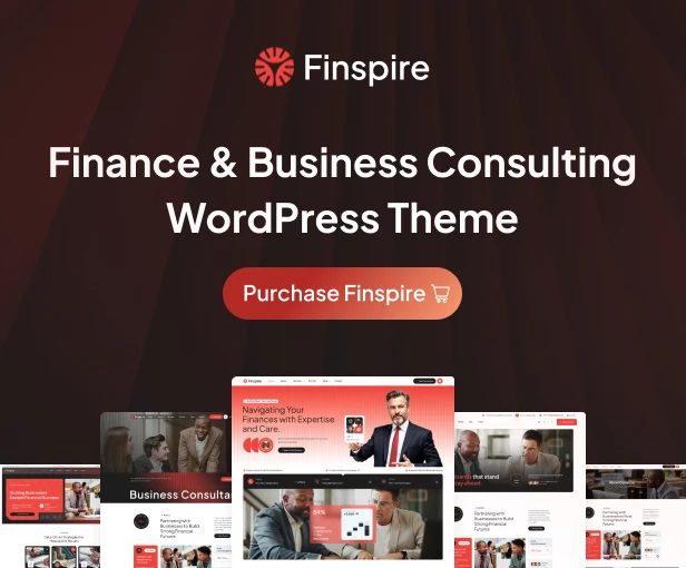Finspire – Finance & Business Consulting WordPress Theme