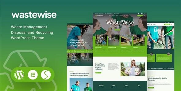 Wastewise – Waste Management Disposal and Recycling WordPress Theme