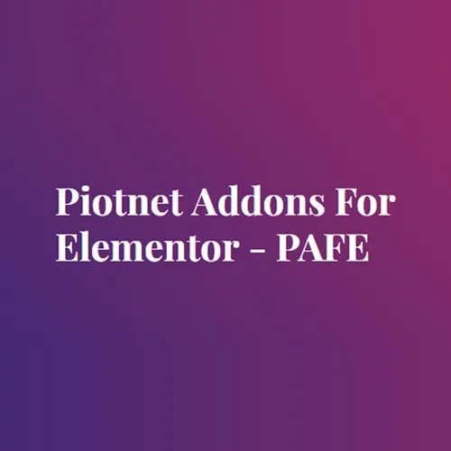 Piotnet Addons For Elementor Pro